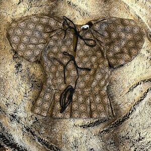 Antonio Melani x Courtney Grow puff sleeve top